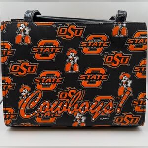 Black and Orange Oklahoma State University Cowboys Women's Bag